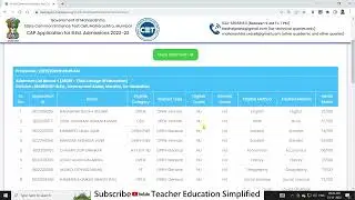 How to check cut off of B.Ed. Round-1 (Hindi)