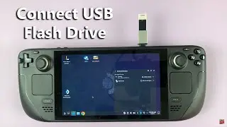 Как подключить USB-флешку к Steam Deck