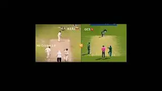 Top 3 Bowling Action Real vs Game Changer 5 #cricket #viral #rc24