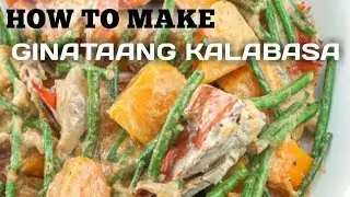 PAANU MAGLUTO NG GINATAANG KALABASA WITH ALIMANGO