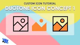 How to make *DUOTONE* Icon | Concept 1 | Tutorial-1 | @bitnbite