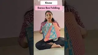 ఈజీగా సారీ box folding ఈ విధంగా చేయొచ్చు👍🏼#folding#saree#prepleating#ironing#shortsfeed#styling
