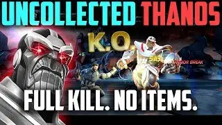 Uncollected Nameless Thanos FULL Kill - No Items Used - Marvel Contest of Champions