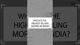 Is TVS XL100 the Highest Selling Moped in India I Motopsychcle Shorts I Episode 2