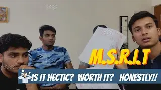 MSRIT BANGALORE |STUDENT REVIEW | MCA | LIFE AS A STUDENT