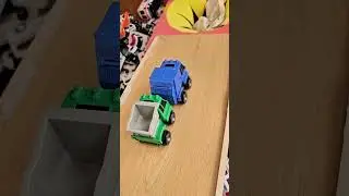 Garbage Truck and Dump Truck Run2 #automobile #toys
