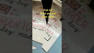Print & cut Tq stickers with Siser Juliet#tq #stickers #printandcut #epson #sisermalaysia #cricut