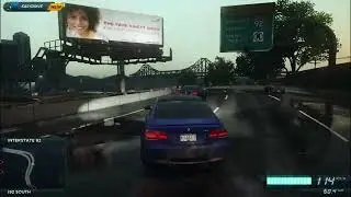 BMW M3 Coup&eacute; (E92) | Need For Speed Most Wanted | Steering Wheel | Night Sky + Rain + Upscale Mod