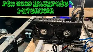 EVGA RTX 3060 Ravencoin RVN hashrate and profitability