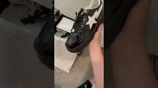 Dhgate bapestas! 1:1 black patents. #bapesta #bape #design #shoes #sneakers #sneakerhead #subscribe