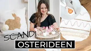 DIY OSTERDEKO im Scandi-Stil 2022 zum nähen und basteln | einfache & besondere Dekoideen für Ostern