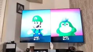 Mario plushies play Mario party 10 solo part 2 round 2 at haunted trail