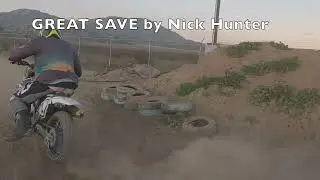 Nick Hunter, Shane Belt & Dianne McNeilly 2025 SoCal Supermoto school compilation video