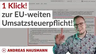 Amazon FBA und DATEV Rechnungswesen mit einem Klick kommt die EU-weite Umsatzsteuerpflicht