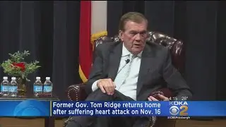 Tom Ridge Returns Home Nearly A Month After Heart Attack