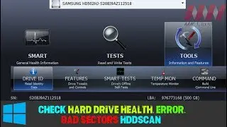 How to Check Hard Drive Health, Errors, and Bad Sectors with HDDScan
