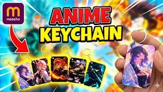 Meesho Anime Keychain Unboxing | Demon Slayer Shinobu, Mitsuri, Rengoku | Best Anime Keychain Review