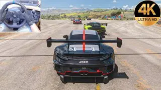 PORSCHE 911 GT3 R vs Track Toys |  Forza Horizon 5 | Logitech G923 Steering Wheel Gameplay