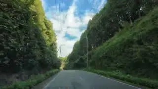 車載動画３倍速、スカイファームロードひた～ファームロードWaita～瀬の本高原