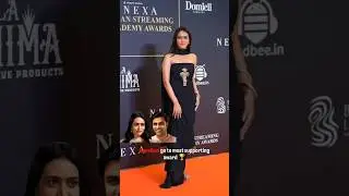 Sanvika ROCKS her Stunning look in Indian Streaming Academy Awards! #sanvikaa