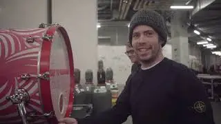 Behind the scenes of Alex Shelnutt's new kit for A Day To Remember! | SJC Custom Drums