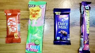 Some lots of candy 🍭 chocolate unwarpping with satisfying ASMR sound 