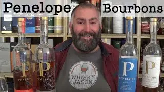 Comparison of Penelope Bourbons - Four Grain, Architect, Toasted Barrel & Barrel Strength )