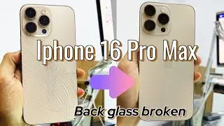 How to replace iPhone 16 pro max back glass ⚠️