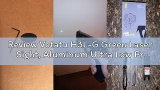 Review Votatu H3L-G Green Laser Sight, Aluminum Ultra Low Profile Picatinny Mount Green Dot Sight, S