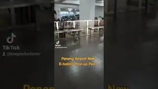 Penang Airport New E-hailing Pick-up Point #penangairport #槟城 #马来西亚 #Malaysia #ehailing #Grab