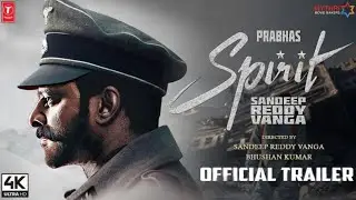 SPIRIT - Official Trailer| Prabhas | Vivek Oberoi | Sandeep Reddy Vanga | Anant Nag| #trailer #movie