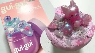 【ASMR】gui guiスライムを触って遊んでガチレビュー！！！🦊💜【音フェチ】