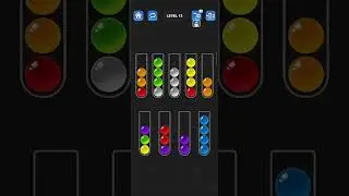 Ball Sort Puzzle Level 13 - Colour Game | Color Sorting Game  | Brain Puzzle Relaxing Game