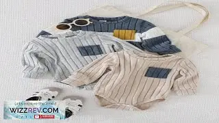 Playful Pals 3pcs Baby Boys' Colorblock Fleece Bodysuit Patchwork Crew Neck Long