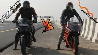 KTM KILLER RS 200 VS KTM RC 200 New Gen 2021, Drag Race 