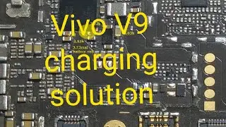 Vivo V9 Charging Ic Solution Input Output Voltage full Tutoria||Vivo V9 Charging Way Jumper Solution