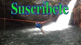 Jawata, Slackline Panam&aacute;, Waterline, Waterfall. Cuerda Floja.