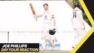 REACTION | Joe Phillips reflects on his first century for Gloucestershire. 