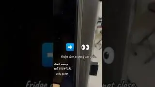 Fridge door properly not close. ফ্রিজ এর দরজা ঠিক ভাবে বন্ধ হয় না।#BDPARVEZdailyworkupload#foryou