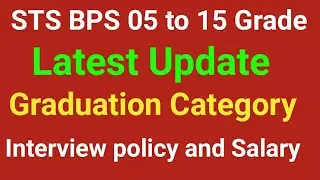Latest Update IBA STS BPS 05 to 15 Jobs | Interview Policy & Salary