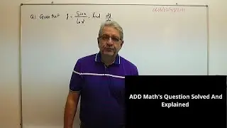 IGCSE Topical Series | Add Math's Question 1