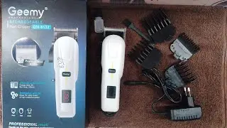 geemy  hair clipper  GM-6132 || hair clipper || barber shop || abhi hair salon sdk | #barber unbox