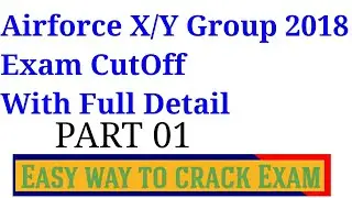Airforce X-Y group 2018 cutoff