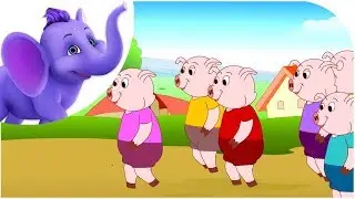Ten Little Pigs - Nursery Rhyme with Karaoke