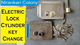 Electronci Lock Cylinder Key Repair new lock installation #CCTVLOCKWALA #ELECTRICLOCKKEYPROBLEM