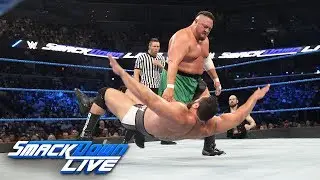 Русев против Самоа Джо &mdash; со специально приглашённым рефери Мизом: SmackDown LIVE, 12 июня 2018 г.