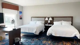 ERIE'S NEWEST HOTEL!: HAMPTON INN & SUITES ERIE BAYFRONT (AND OLIVER'S ROOFTOP RESTAURANT) 4K