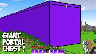 I found GIANT PORTAL CHEST in Minecraft! This is THE LONGEST PORTAL CHEST!