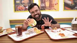 29 Rs से शुरू मटन chicken Veg burger l Wat-A-Burger Boring Road Patna Best Restaurant | Foodie Robin