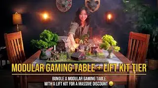 The Wyrmwood Modular Gaming Table: NOW ADJUSTABLE